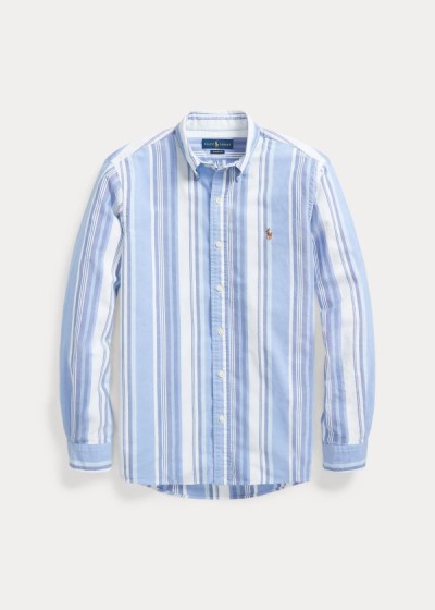 Polo Ralph Lauren Classic Fit Striped Skjorter Herre Danmark (IHUZM0598)